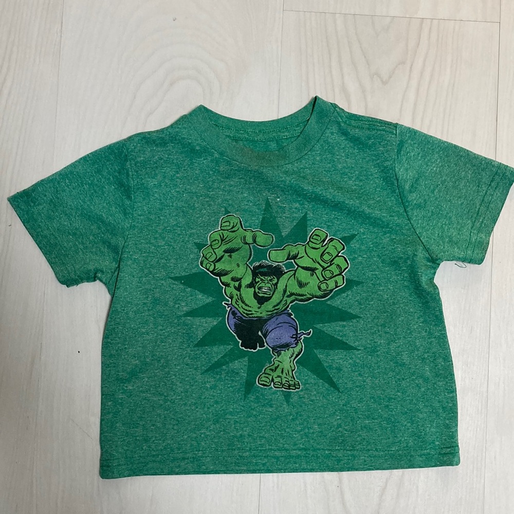 Marvel Toddler Tee Hulk 3t  Green